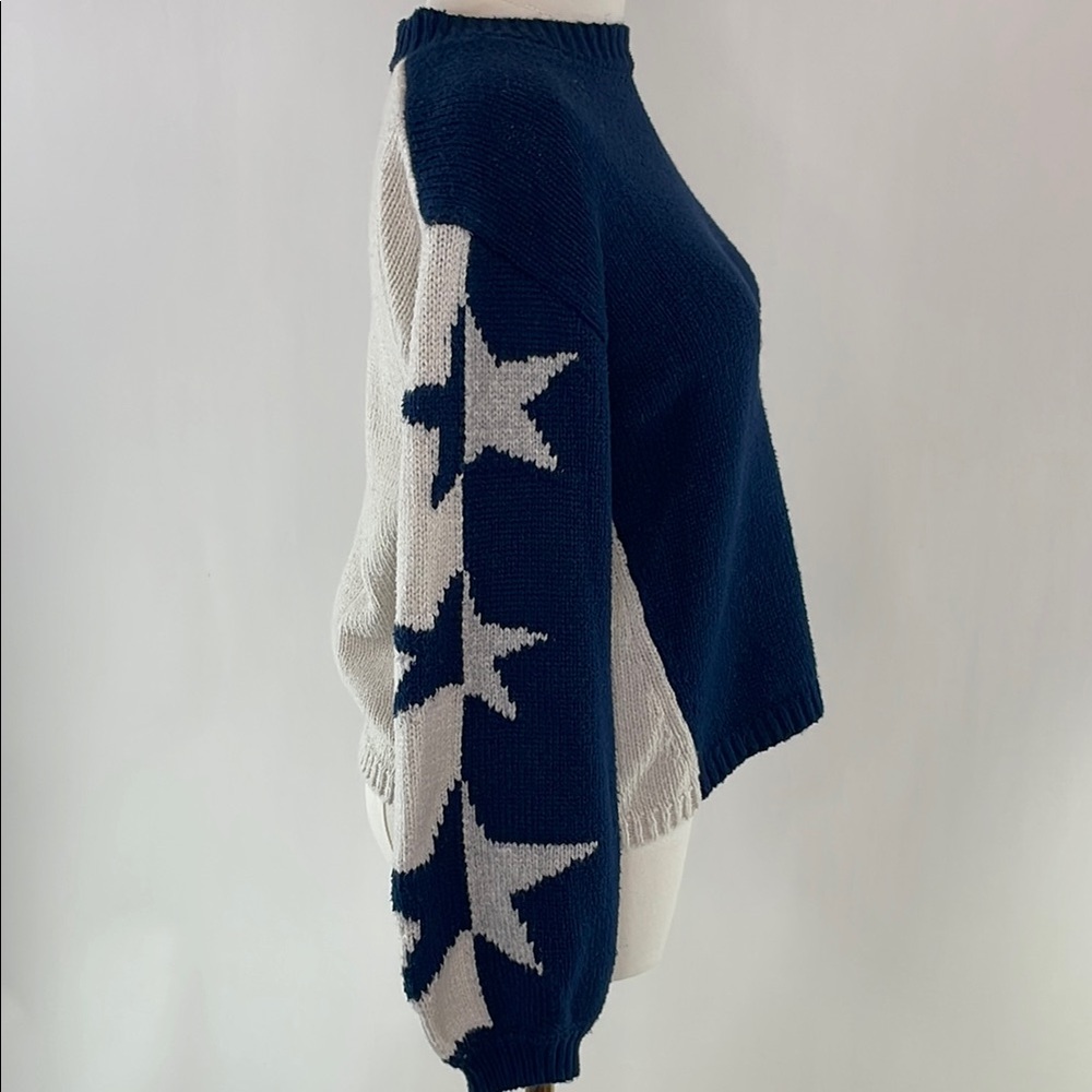 Splendid Blue Star Sweater, XS - Picture 11 of 14